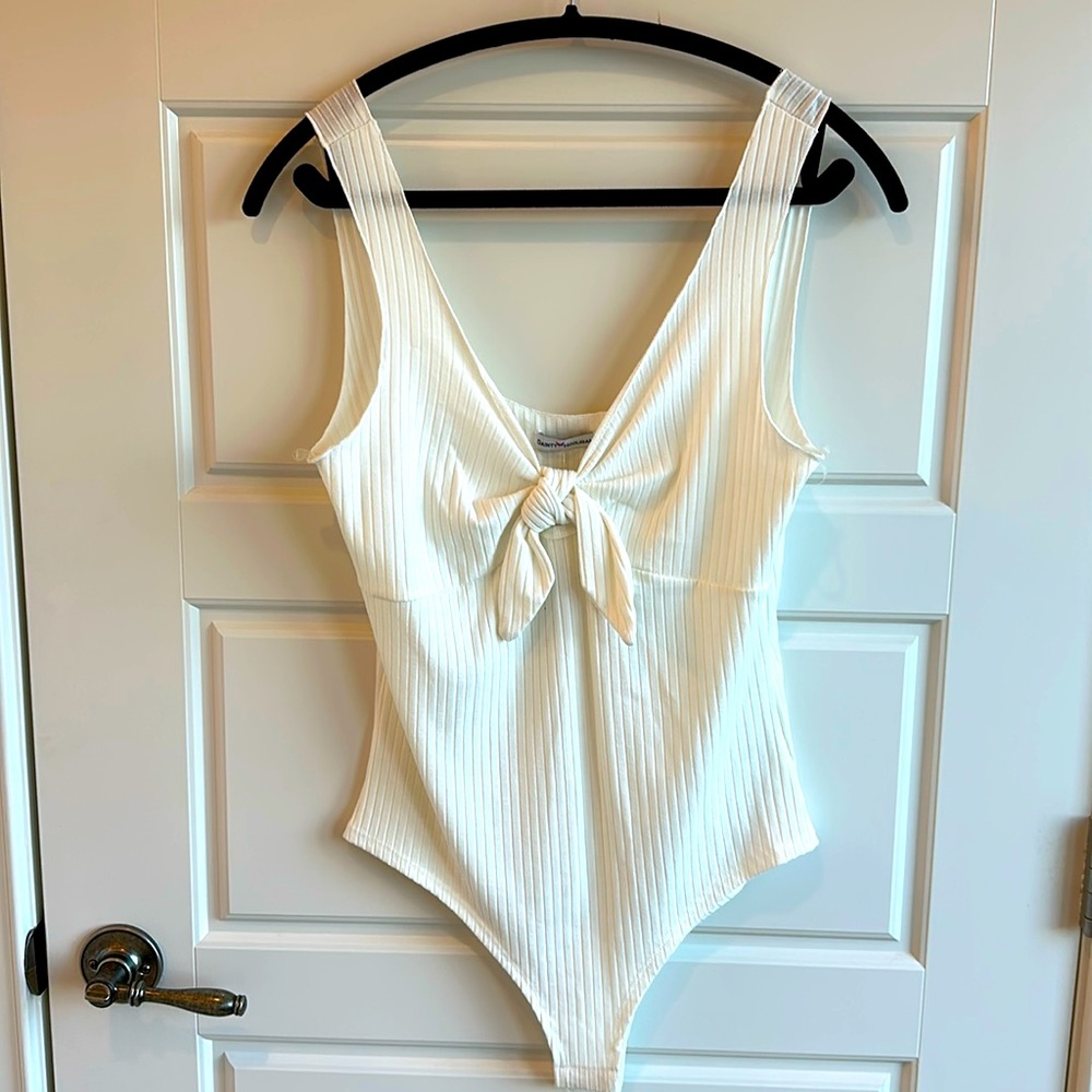 White Bodysuit New With Tags !